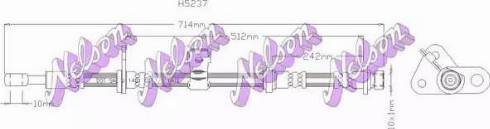 Brovex-Nelson H5237 - Спирачен маркуч vvparts.bg