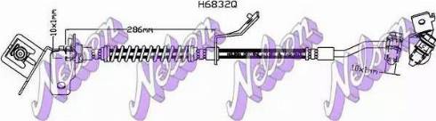 Brovex-Nelson H6832Q - Спирачен маркуч vvparts.bg