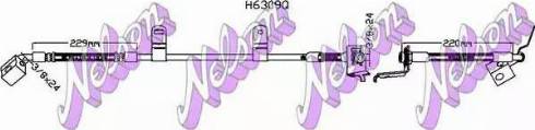 Brovex-Nelson H6309Q - Спирачен маркуч vvparts.bg