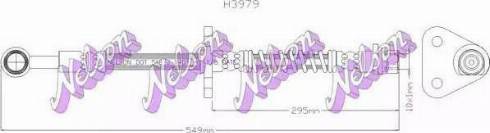 Brovex-Nelson H3979 - Спирачен маркуч vvparts.bg