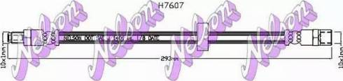 Brovex-Nelson H7607 - Спирачен маркуч vvparts.bg