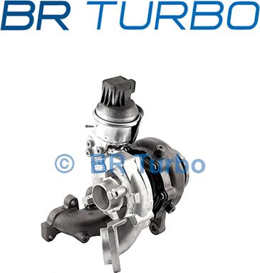 BR Turbo 54409880036RS - Турбина, принудително пълнене с въздух vvparts.bg