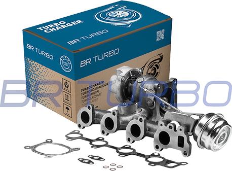 BR Turbo 54399880049RSG - Турбина, принудително пълнене с въздух vvparts.bg