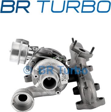 BR Turbo 54399880019RS - Турбина, принудително пълнене с въздух vvparts.bg