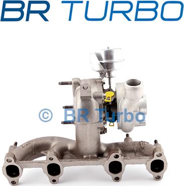 BR Turbo 54399880017RS - Турбина, принудително пълнене с въздух vvparts.bg