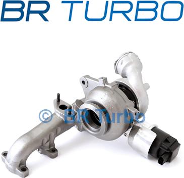 BR Turbo 54399880031RSG - Турбина, принудително пълнене с въздух vvparts.bg