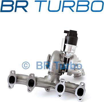 BR Turbo 54399880031RSG - Турбина, принудително пълнене с въздух vvparts.bg