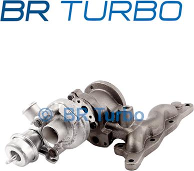 BR Turbo 54319880010RSG - Турбина, принудително пълнене с въздух vvparts.bg