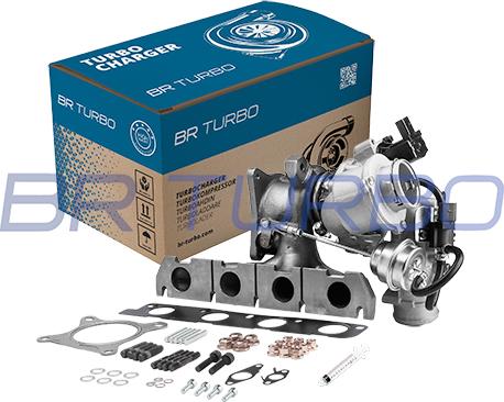 BR Turbo 53039880105RSM - Турбина, принудително пълнене с въздух vvparts.bg