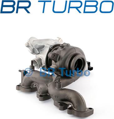 BR Turbo 53039880208RS - Турбина, принудително пълнене с въздух vvparts.bg