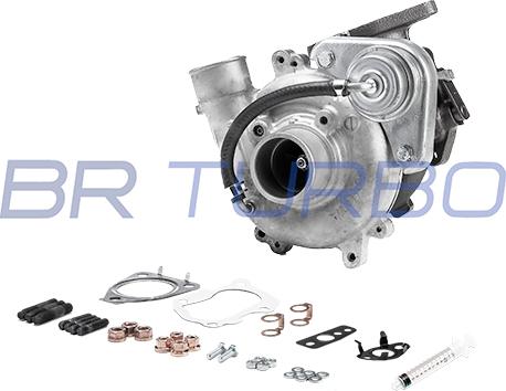 BR Turbo 17201-30141RSM - Турбина, принудително пълнене с въздух vvparts.bg