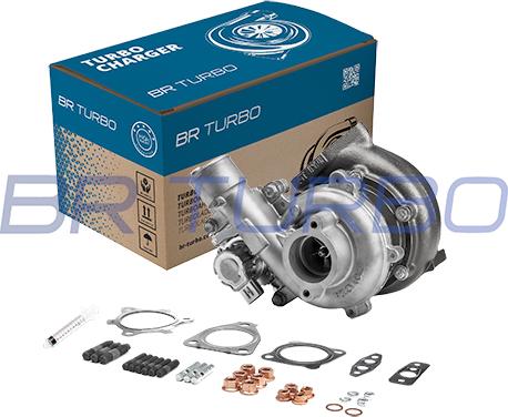 BR Turbo 17201-30160RSM - Турбина, принудително пълнене с въздух vvparts.bg