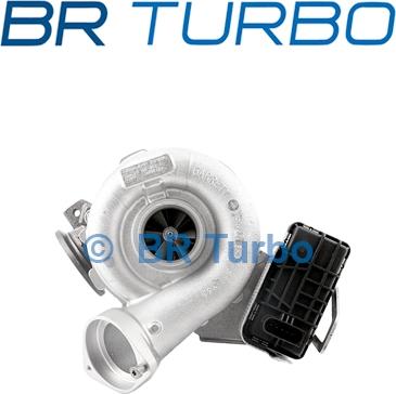 BR Turbo 758352-5001RS - Турбина, принудително пълнене с въздух vvparts.bg