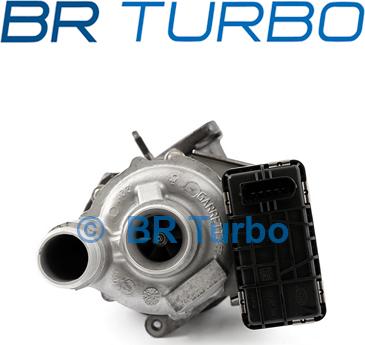 BR Turbo 752343-5001RS - Турбина, принудително пълнене с въздух vvparts.bg