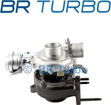 BR Turbo 760680-5001RS - Турбина, принудително пълнене с въздух vvparts.bg