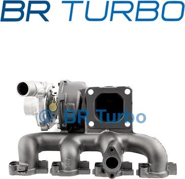 BR Turbo 714467-5001RS - Турбина, принудително пълнене с въздух vvparts.bg