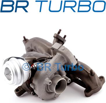 BR Turbo 716860-5001RS - Турбина, принудително пълнене с въздух vvparts.bg