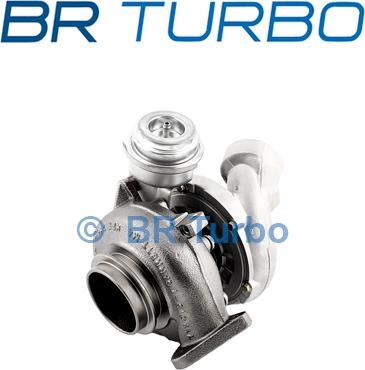 BR Turbo 711017-5001RSG - Турбина, принудително пълнене с въздух vvparts.bg