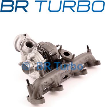 BR Turbo 712968-5001RSG - Турбина, принудително пълнене с въздух vvparts.bg