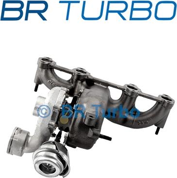 BR Turbo 720855-5001RSG - Турбина, принудително пълнене с въздух vvparts.bg