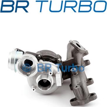 BR Turbo 721021-5001RS - Турбина, принудително пълнене с въздух vvparts.bg