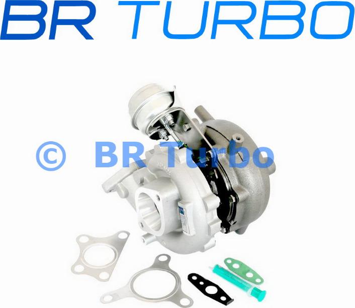 BR Turbo BRT6606 - Турбина, принудително пълнене с въздух vvparts.bg