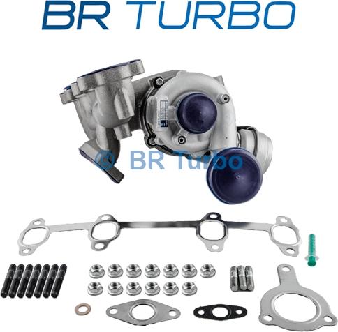 BR Turbo BRT6834 - Турбина, принудително пълнене с въздух vvparts.bg