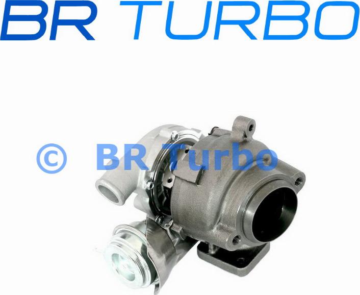 BR Turbo BRTX4017 - Турбина, принудително пълнене с въздух vvparts.bg