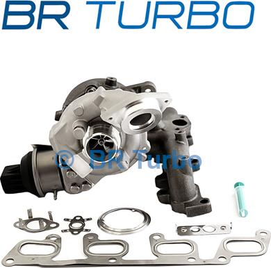 BR Turbo BRTX6860 - Турбина, принудително пълнене с въздух vvparts.bg