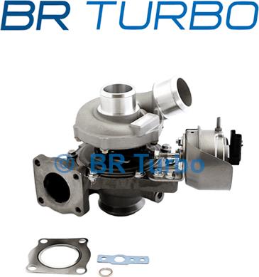 BR Turbo BRTX6861 - Турбина, принудително пълнене с въздух vvparts.bg