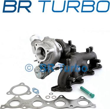 BR Turbo BRTX6368 - Турбина, принудително пълнене с въздух vvparts.bg