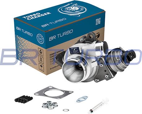 BR Turbo BRTX10156 - Турбина, принудително пълнене с въздух vvparts.bg