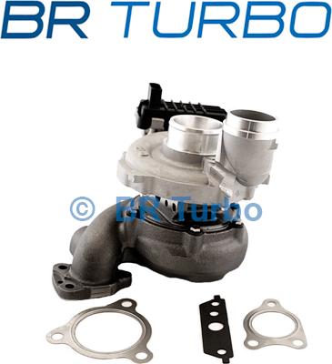 BR Turbo BRTX3557 - Турбина, принудително пълнене с въздух vvparts.bg