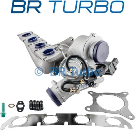 BR Turbo BRTX3560 - Турбина, принудително пълнене с въздух vvparts.bg