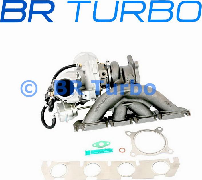 BR Turbo BRTX3561 - Турбина, принудително пълнене с въздух vvparts.bg