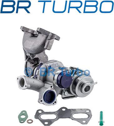BR Turbo BRTX7704 - Турбина, принудително пълнене с въздух vvparts.bg