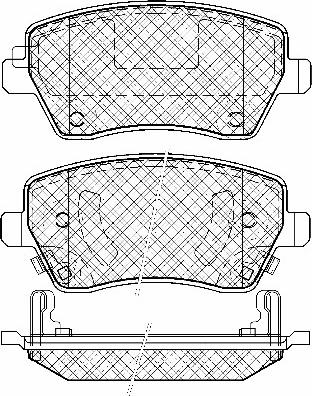Klaxcar France 24422z - Комплект спирачно феродо, дискови спирачки vvparts.bg