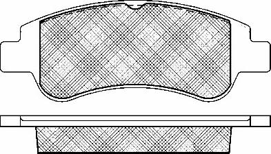 BSF 10962 - Комплект спирачно феродо, дискови спирачки vvparts.bg