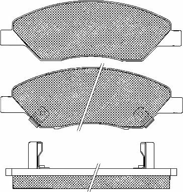 Protechnic PRP1356 - Комплект спирачно феродо, дискови спирачки vvparts.bg