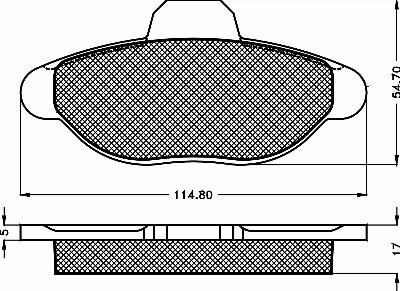 Lemförder 26184 - Комплект спирачно феродо, дискови спирачки vvparts.bg