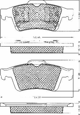 Textar 811010570 - Комплект спирачно феродо, дискови спирачки vvparts.bg