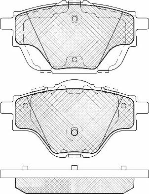 Optimal 12678 - Комплект спирачно феродо, дискови спирачки vvparts.bg