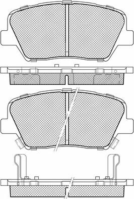 BSF 20200 - Комплект спирачно феродо, дискови спирачки vvparts.bg