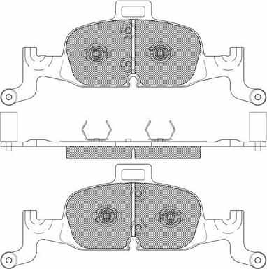 Jurid 573627D - Комплект спирачно феродо, дискови спирачки vvparts.bg