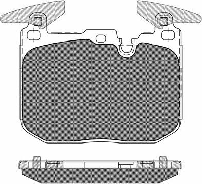 BSF 20289 - Комплект спирачно феродо, дискови спирачки vvparts.bg
