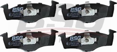 BSG BSG 90-202-003 - Комплект спирачно феродо, дискови спирачки vvparts.bg