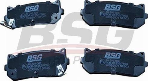 BSG BSG 40-202-008 - Комплект спирачно феродо, дискови спирачки vvparts.bg