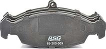 BSG BSG 65-200-009 - Комплект спирачно феродо, дискови спирачки vvparts.bg