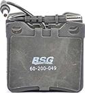 BSG BSG 60-200-049 - Комплект спирачно феродо, дискови спирачки vvparts.bg