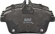 BSG BSG 60-200-046 - Комплект спирачно феродо, дискови спирачки vvparts.bg